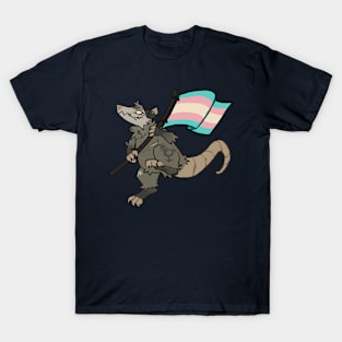 Trans Rights Opossum (remastered) T-Shirt